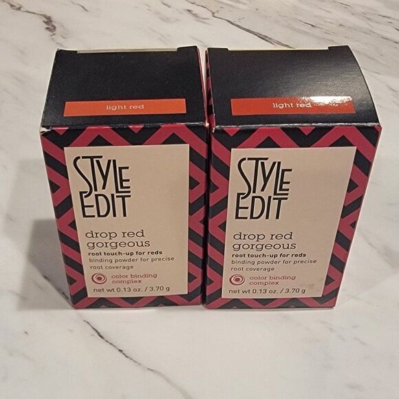 2 Boxes of Style Edit ROOT TOUCHUP Drop Red Gorgeous Light Red 0.13 oz each - Picture 1 of 3